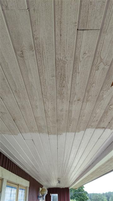 Altantak under målning